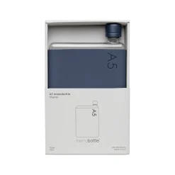 A5 Drink Bottle with Midnight Blue Sleeve Bundle