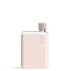 A6 Drink Bottle with Pale Coral Sleeve Bundle