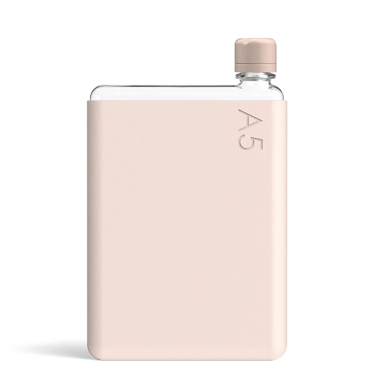 A5 Drink Bottle with Pale Coral Sleeve Bundle