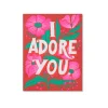 Adore You Flowers Greeting Card
