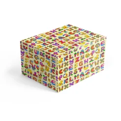 Alphabet Wrapping Sheet