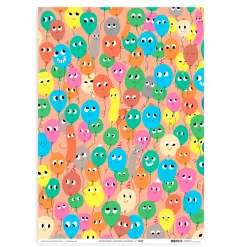 Balloons Wrapping Sheet
