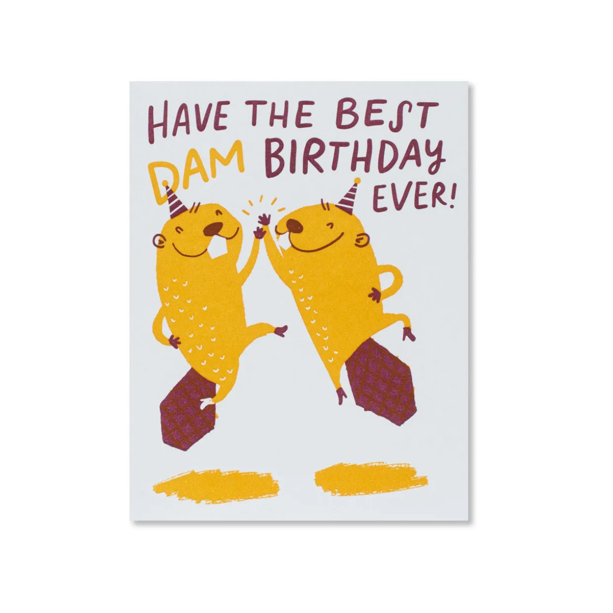 Best Dam Birthday Card