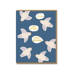Birds Birthday Greeting Card