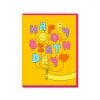 Birthday Balloons Greeting Card