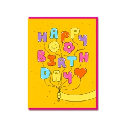 Birthday Balloons Greeting Card