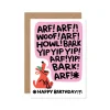 Birthday Bark Greeting Card