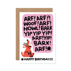 Birthday Bark Greeting Card
