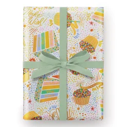 Birthday Cake Wrapping Paper