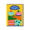 Birthday Hugging Cats Greeting Card