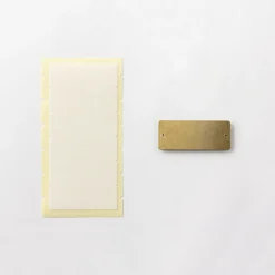 Brass Label Plate Set of 6