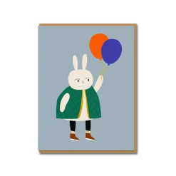 Bunny Birthday Greeting Card