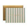 Cabana Stripe Greeting Card