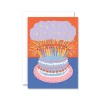 Cake & Candles Birthday Card