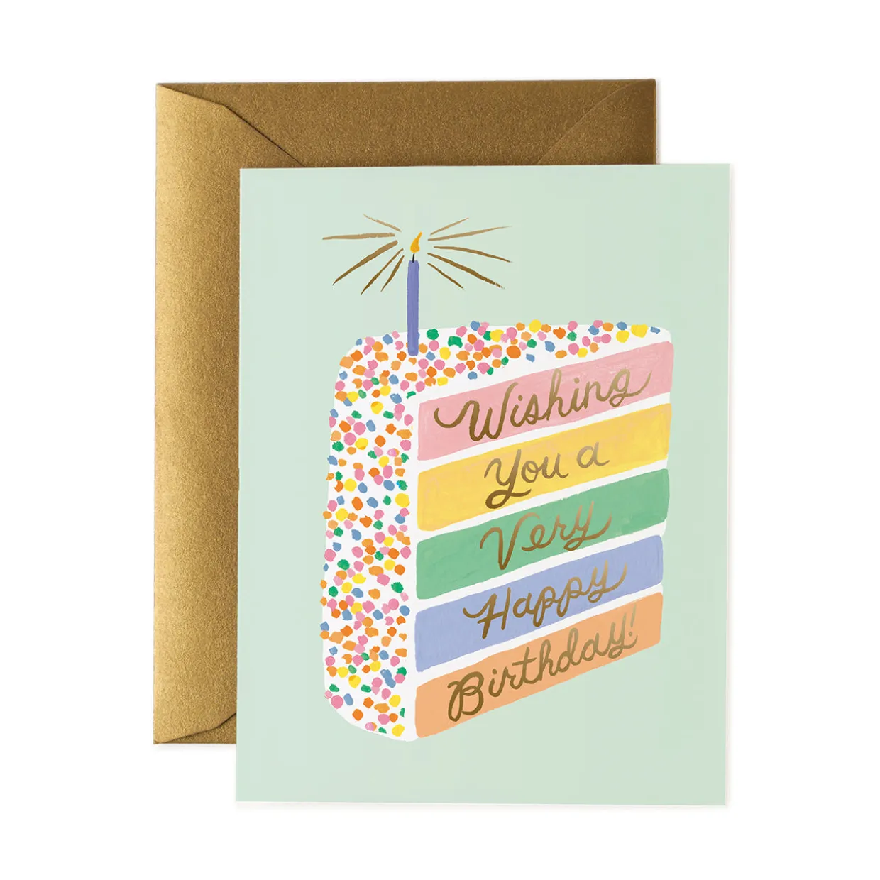 Cake Slice Birthday Greeting Card
