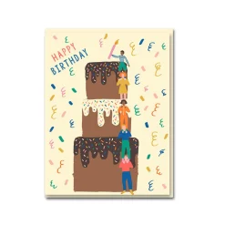 Cake Tower Greeting Card