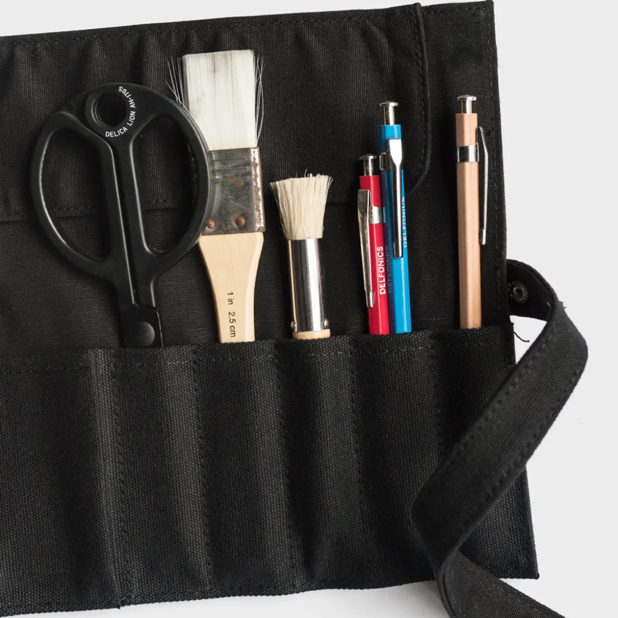 Canvas Roll Pencil Case