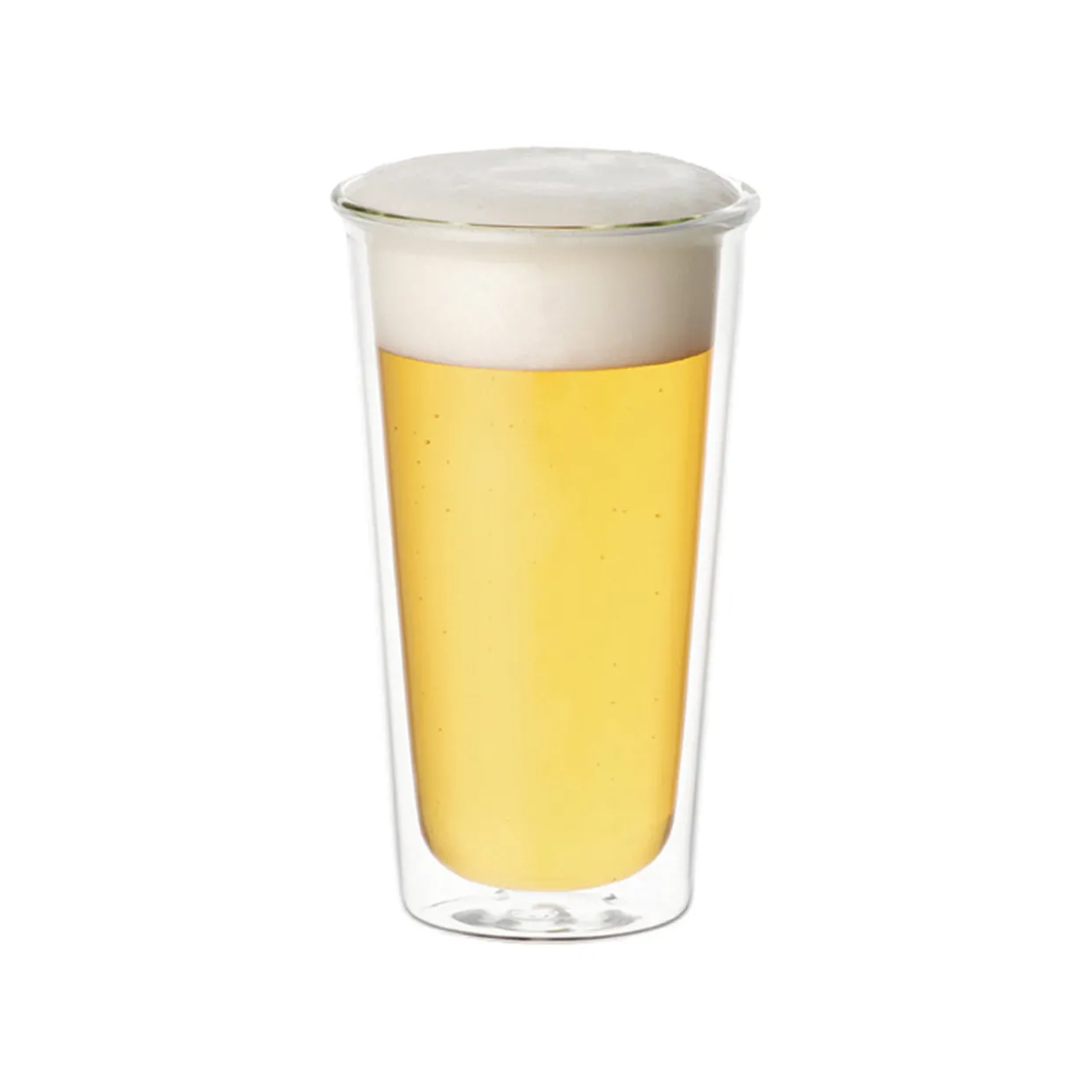 Cast Double Wall Beer Glass