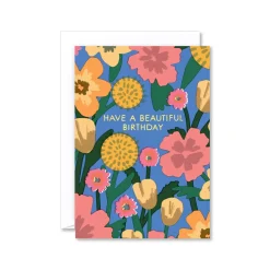 Celebration Flowers Birthday Card