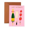Champagne Wishes Greeting Card