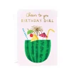 Cheers Birthday Girl Greeting Card