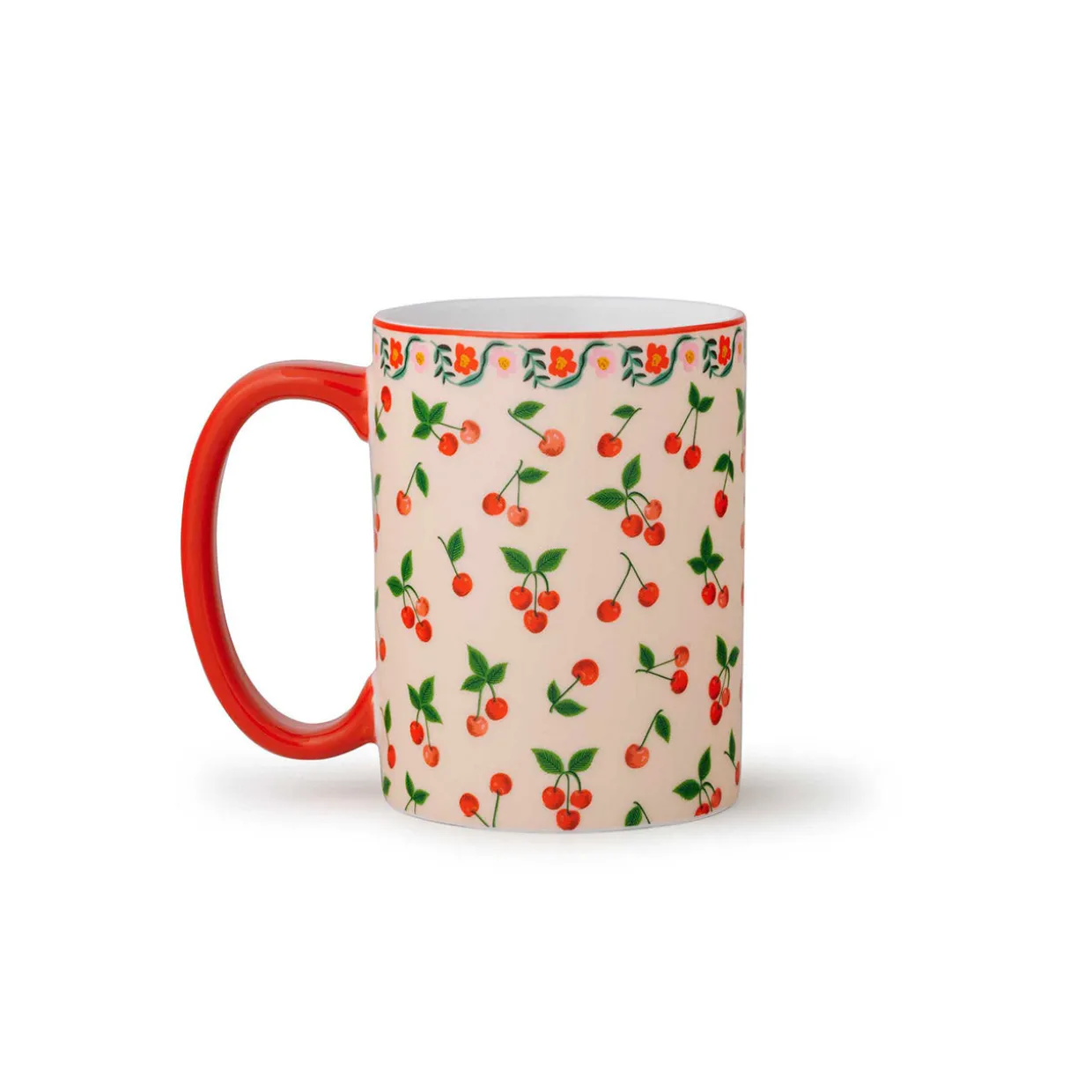 Cherries Porcelain Mug