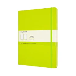 Classic Extra Large Hard Cover Notebook Plain Lemon Green