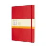 Classic Extra Large Soft Cover Notebook Ruled Scarlet Red