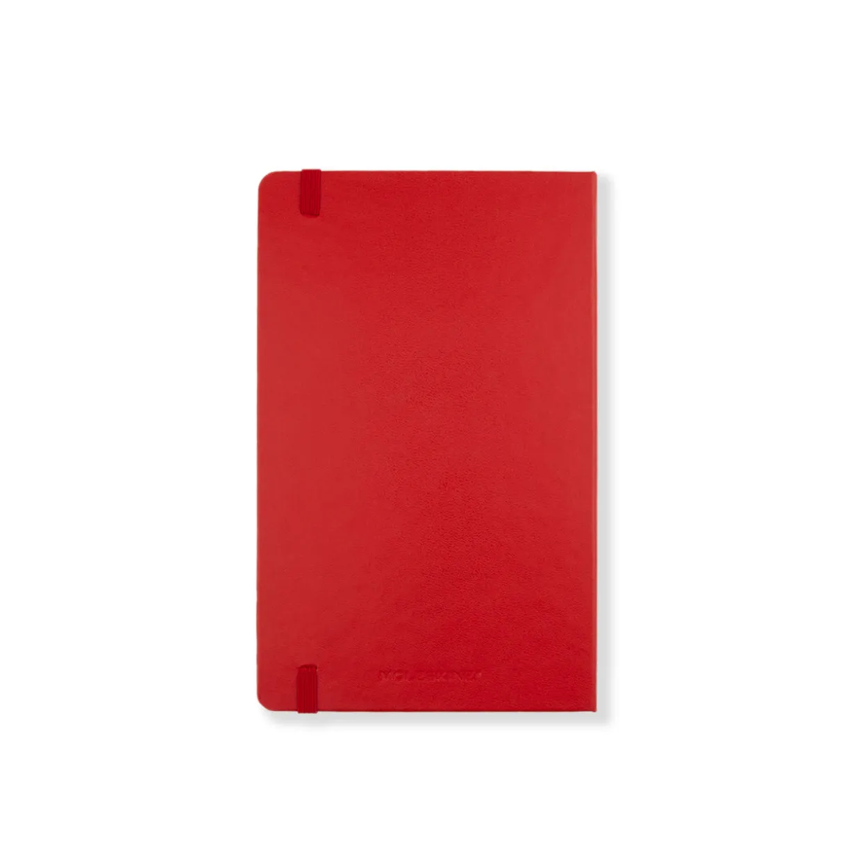 Classic Large Hard Cover Notebook Ruled Scarlet Red