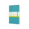 Classic Large Hard Cover Notebook Plain Reef Blue