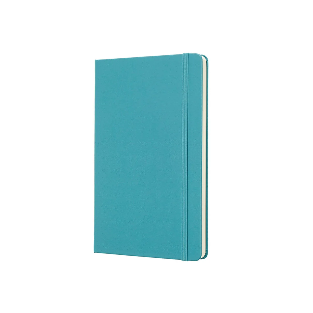 Classic Large Hard Cover Notebook Plain Reef Blue