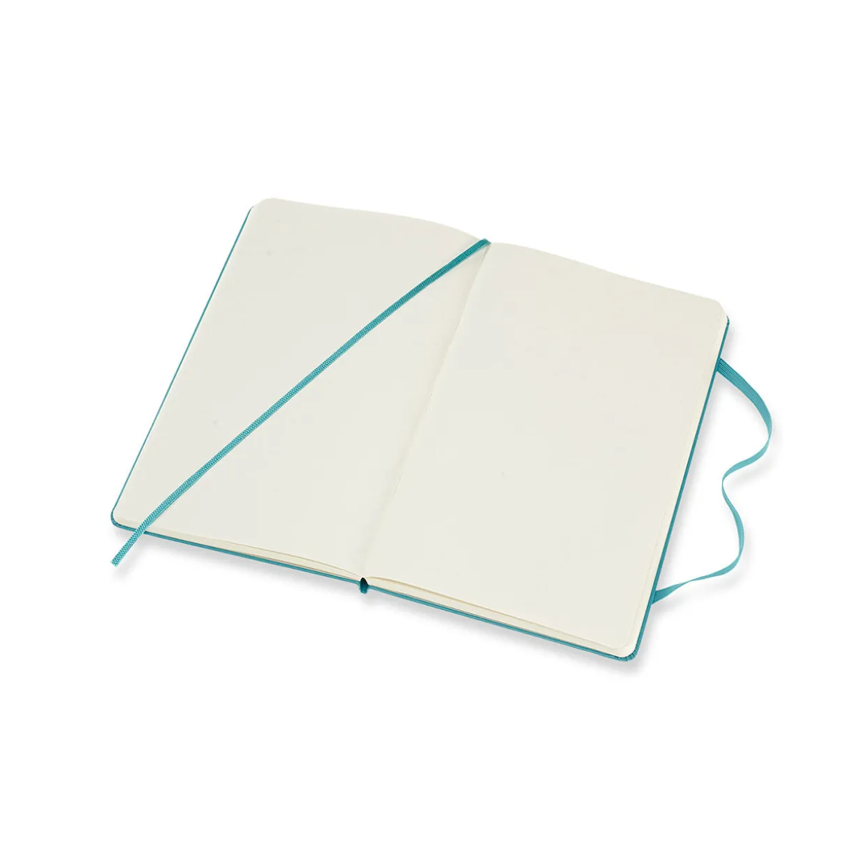 Classic Large Hard Cover Notebook Plain Reef Blue
