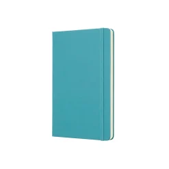 Classic Large Hard Cover Notebook Ruled Reef Blue