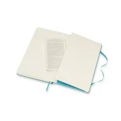Classic Large Hard Cover Notebook Ruled Reef Blue
