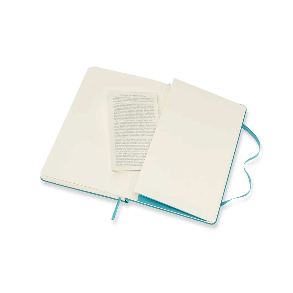 Classic Large Hard Cover Notebook Ruled Reef Blue