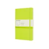 Classic Large Soft Cover Notebook Plain Lemon Green