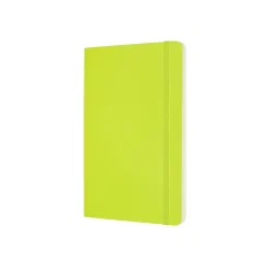 Classic Large Soft Cover Notebook Plain Lemon Green