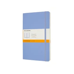 Classic Large Soft Cover Notebook Ruled Hydrangea Blue