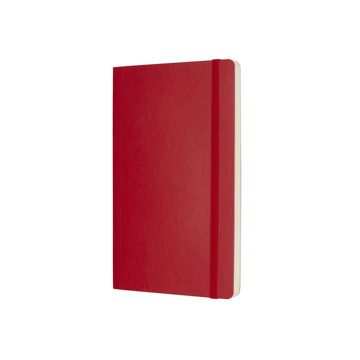 Classic Large Soft Cover Notebook Plain Scarlet Red