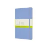 Classic Large Soft Cover Notebook Plain Hydrangea Blue