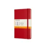 Classic Medium Hard Cover Notebook Ruled Scarlet Red