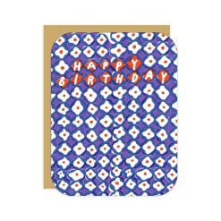 Clover Pattern Greeting Card