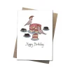 Cockatoos and Cake Greeting Card