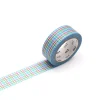 Colorful Checkered Blue Washi Tape Single Roll