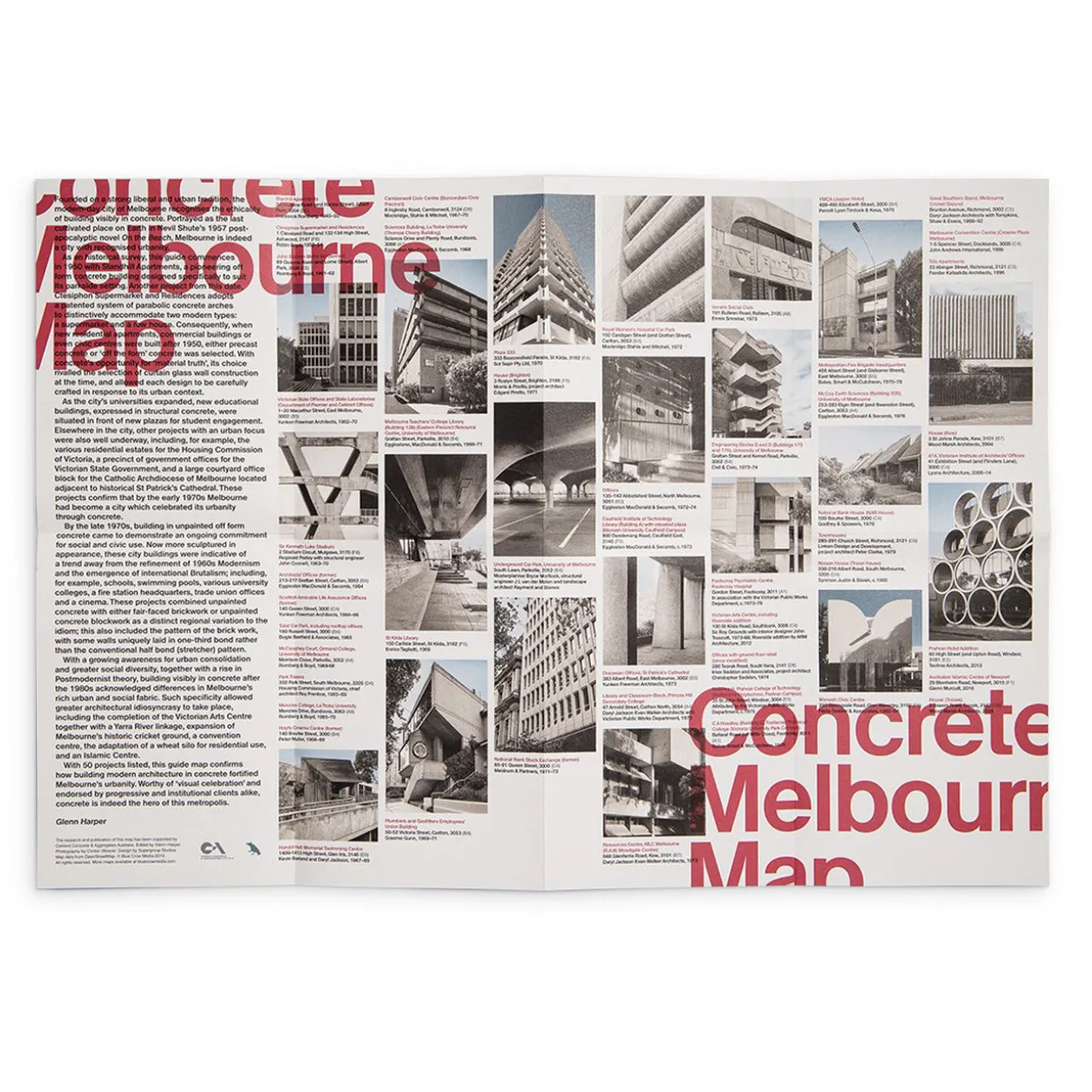 Concrete Melbourne Map