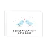 Congrats Love Birds Greeting Card