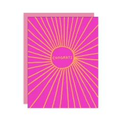 Congrats Sunbeam Greeting Card
