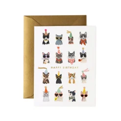 Cool Cats Birthday Greeting Card