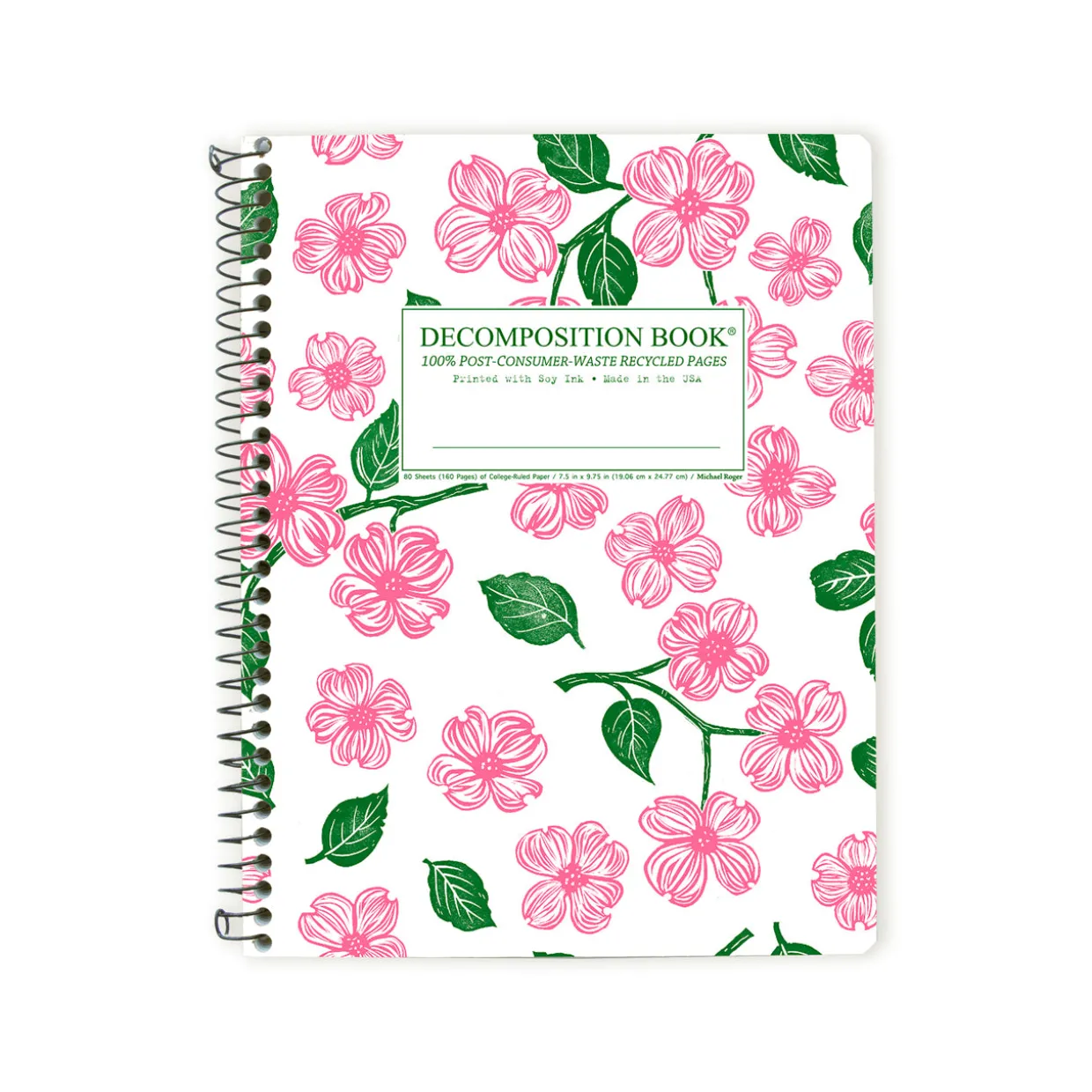 Dogwood Large Spiral Notebook