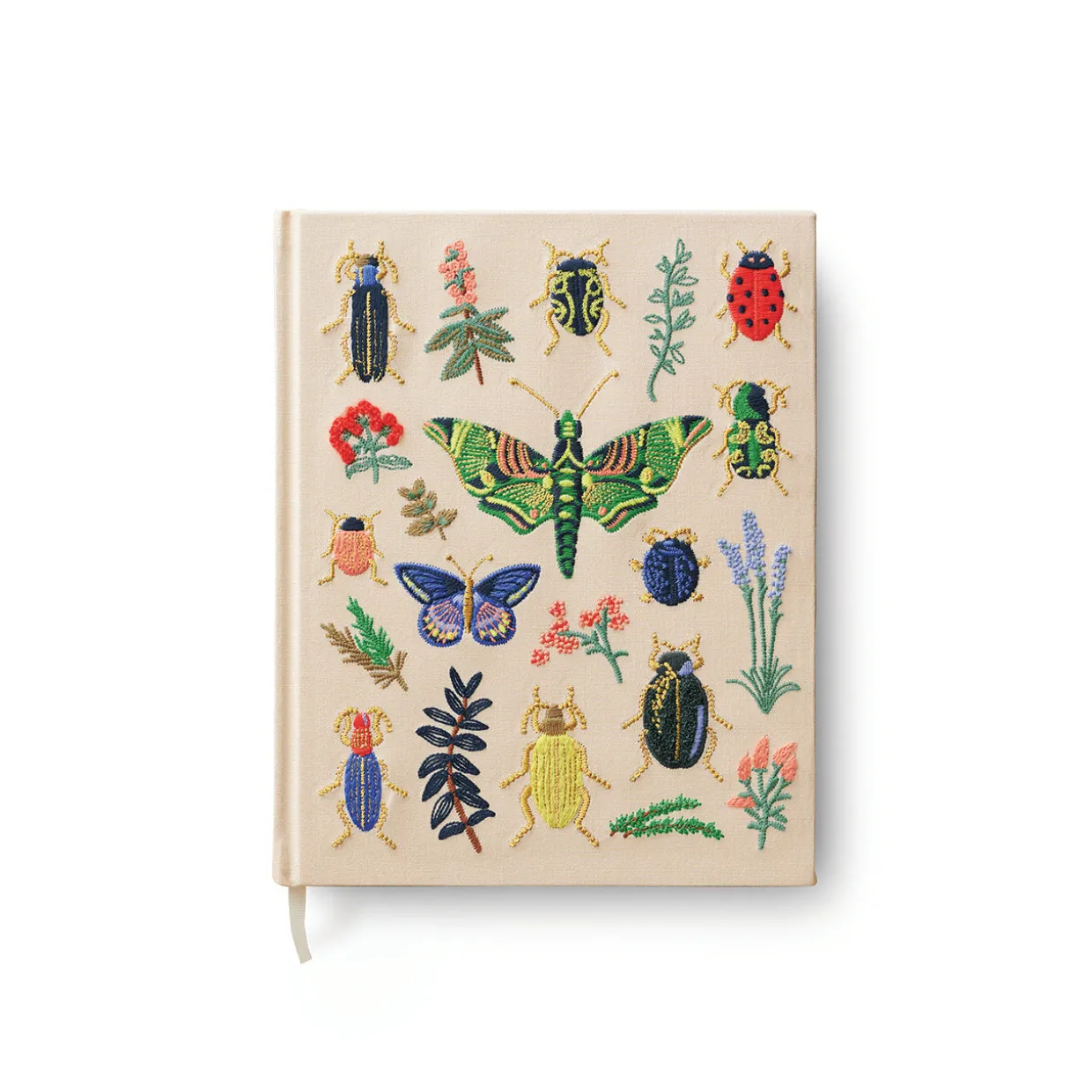 Embroidered Fabric Sketchbook Curio